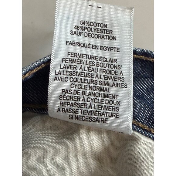 Levis 514 Slim Straight‎ Jeans Boys Youth 16 Slim 26 x 28 Blue Denim - Picture 8 of 11